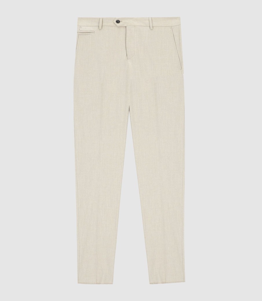 Vetements IZAC Pantalons Ville | Pantalon de ville beige