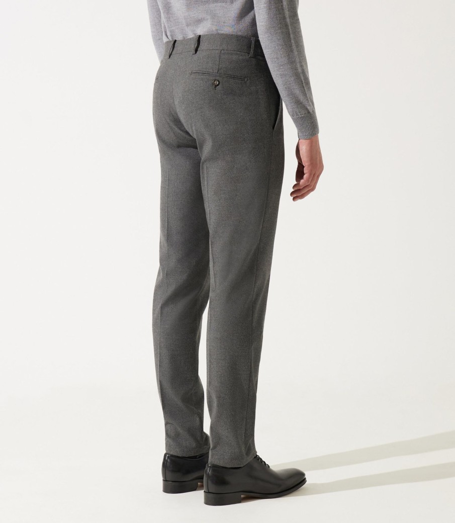 Vetements IZAC Pantalons Ville | Pantalon City Gris-Moyen