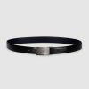 Accessoires IZAC | Ceinture Réversible 35Mm Noir_Marine