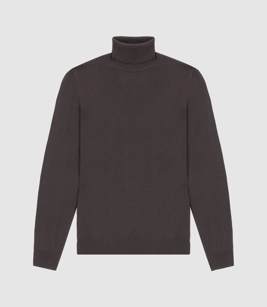 Vetements IZAC | Col Roulant Marron