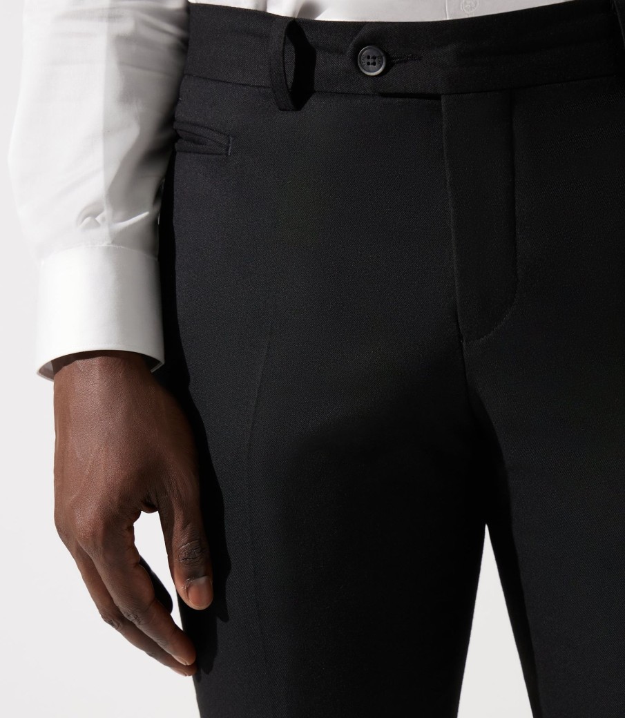 Vetements IZAC Pantalons Ville | Pantalon de ville noir