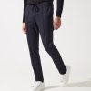 Vetements IZAC | Chino uni bleu marine