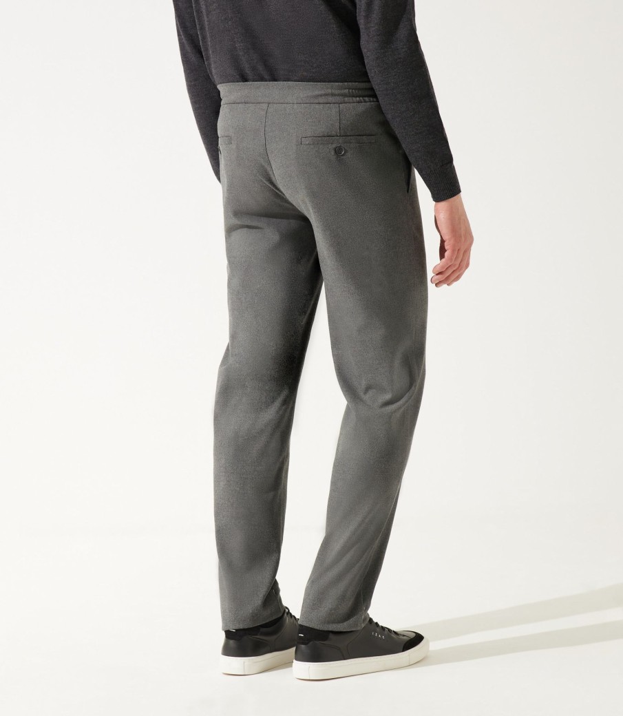 Vetements IZAC Pantalons Ville | Pantalon City Gris-Moyen