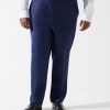 Vetements IZAC Grande Taille | Pantalon de ville Figlibt bleu marine