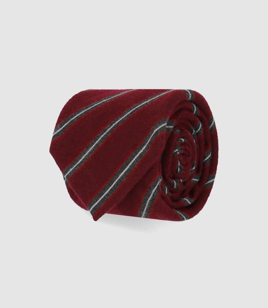 Accessoires IZAC | Cravates Bordeaux