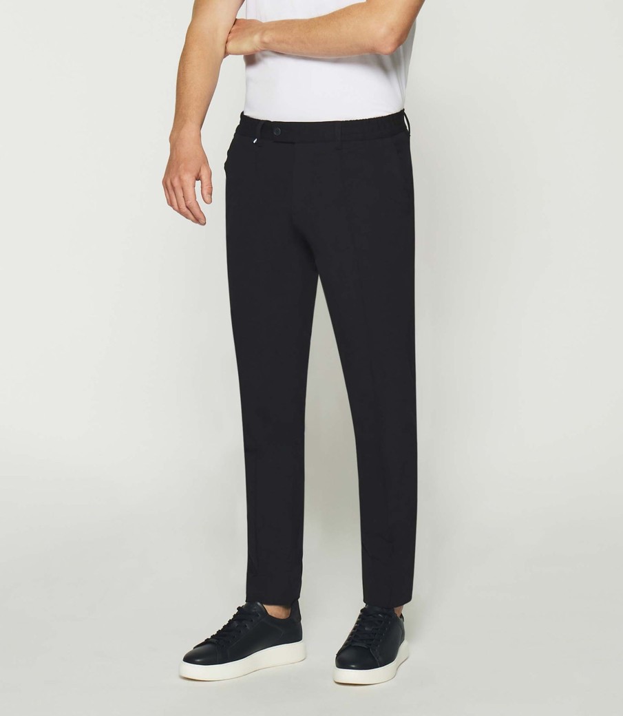 Vetements IZAC Pantalons Ville | Pantalon de ville Bosmo Navy Separates