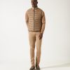 Vetements IZAC | Doudoune sans manches col montant beige Midori