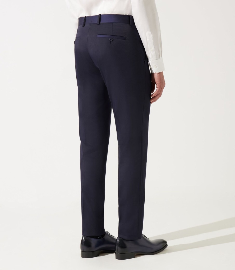 Vetements IZAC Pantalons Ville | Pantalon de Ville en Tissu Technique Marine