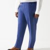 Vetements IZAC Grande Taille | Pantalon de ville bleu Figlibt