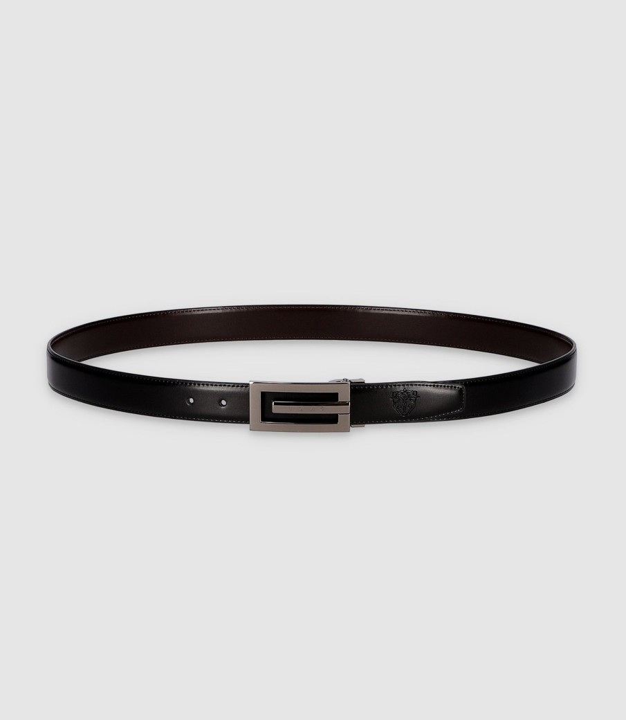 Accessoires IZAC | Ceinture Réversible 30Mm Noir_Marron