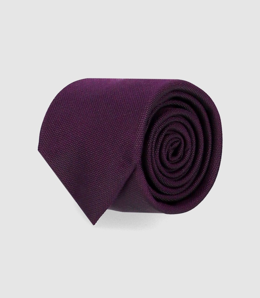 Accessoires IZAC | Cravates violettes