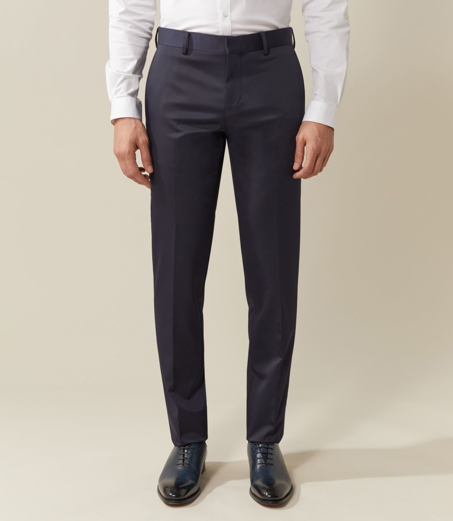 Vetements IZAC Costumes 3 Pieces | Pantalon de ville bleu marine "Inaco"