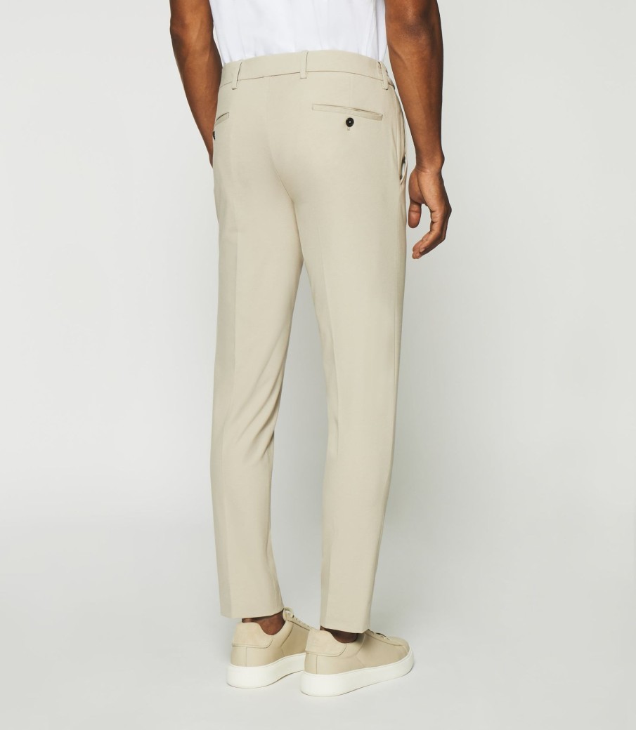 Vetements IZAC Pantalons Ville | Pantalon de ville Bosmo séparable Beige Putty