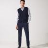 Vetements IZAC | Gilet boutonné Marine Sm