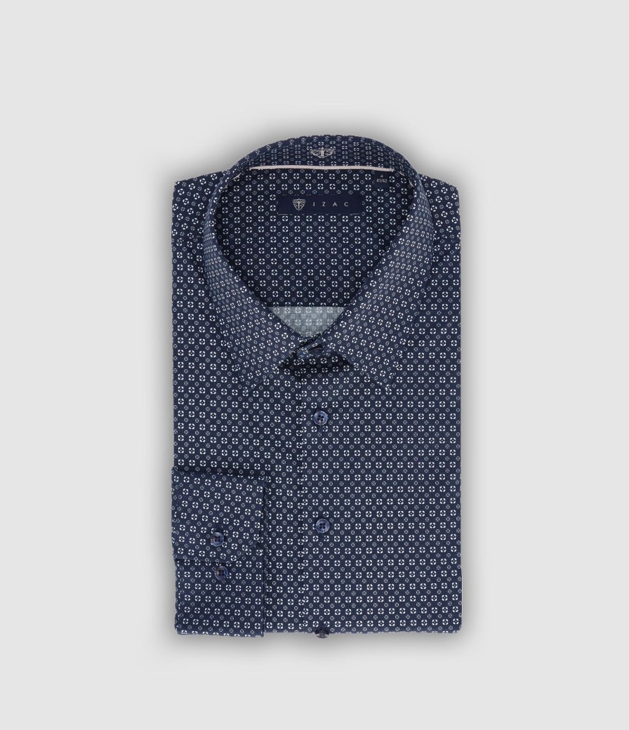 Vetements IZAC | Chemise Marine-Bleu-Gris