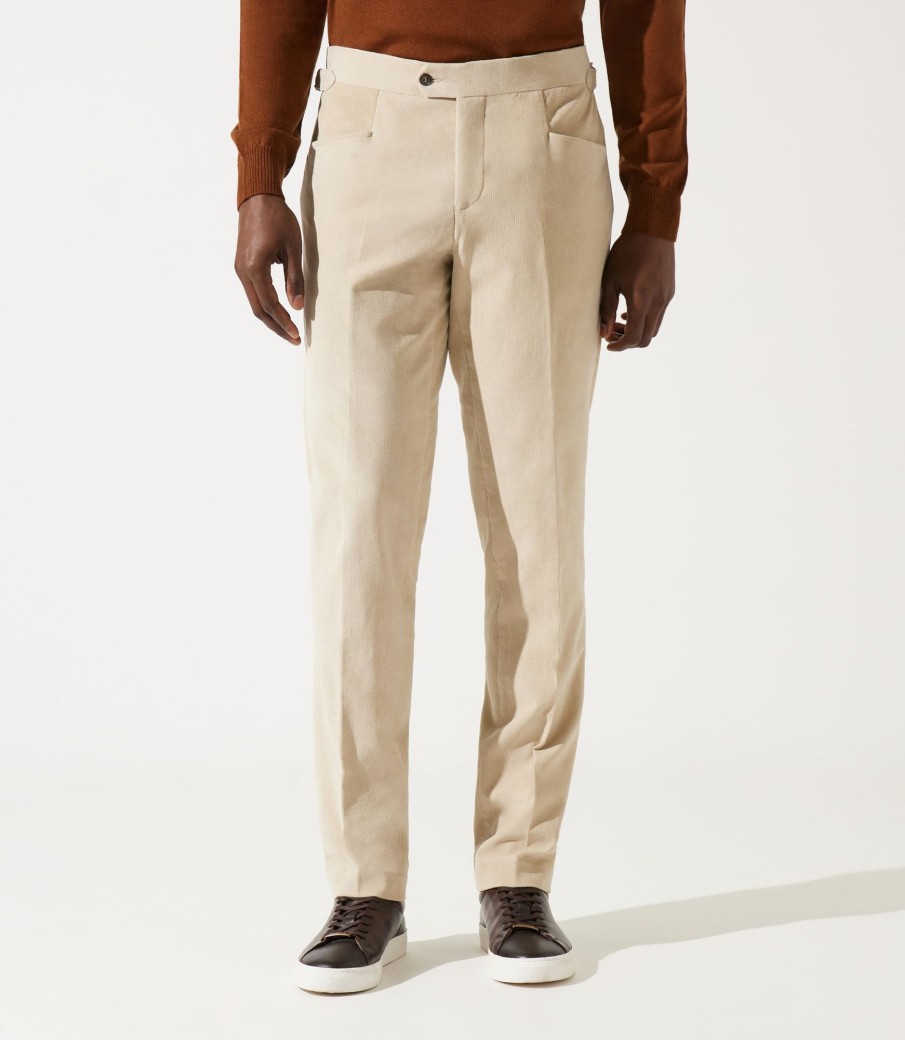 Vetements IZAC Pantalons Ville | Pantalon de ville beige