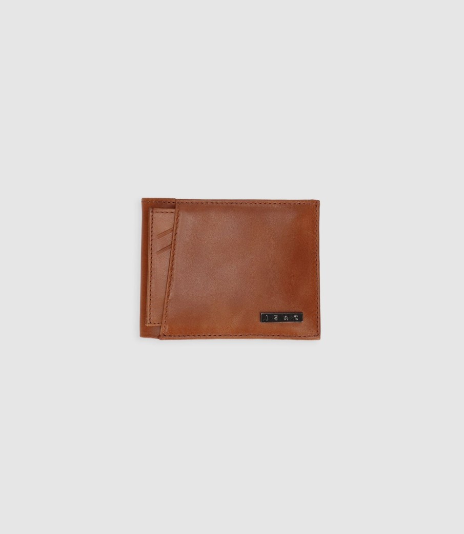 Accessoires IZAC | Portefeuille Camel Avec Porte-Cartes