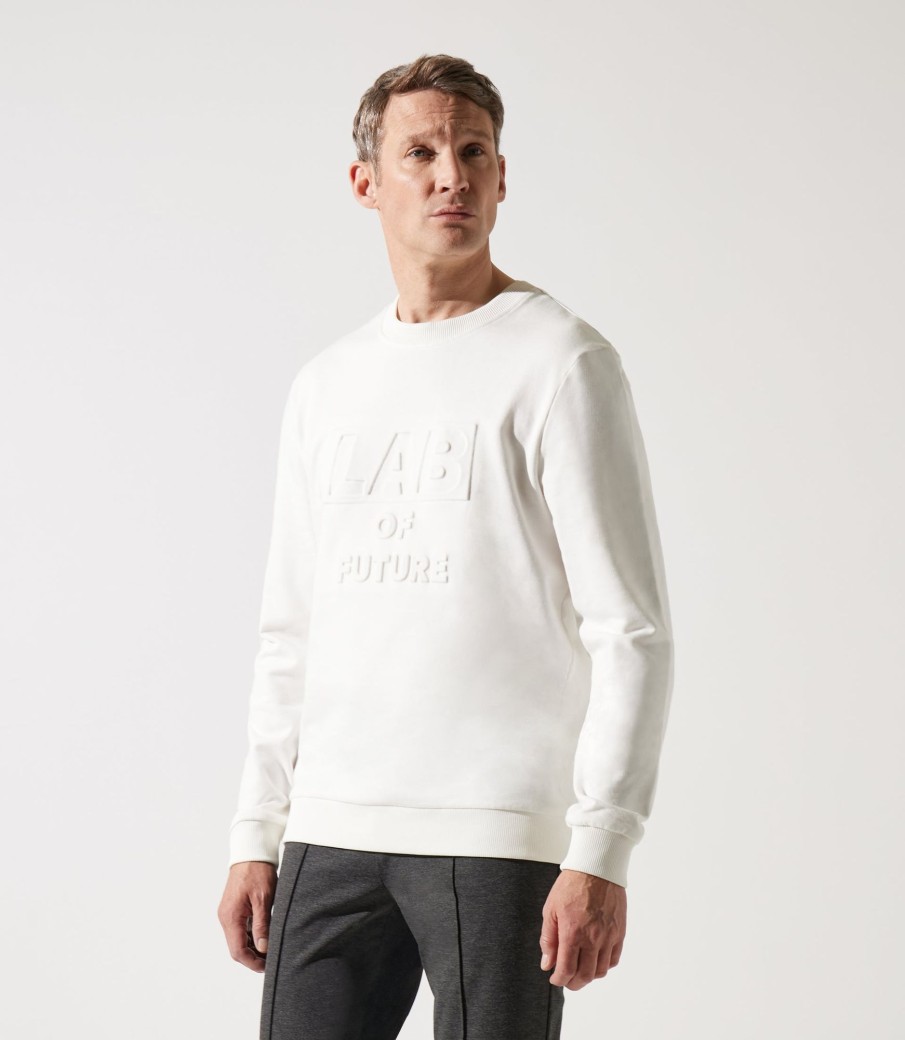 Vetements IZAC | Col Rond Fantaisie Blanc