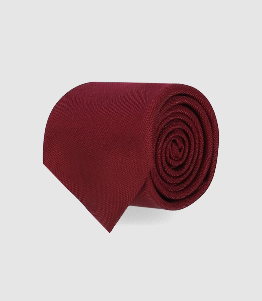 Accessoires IZAC | Cravates Bordeaux