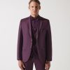 Vetements IZAC Mariages & Ceremonies | Costume 2 Boutons Violet