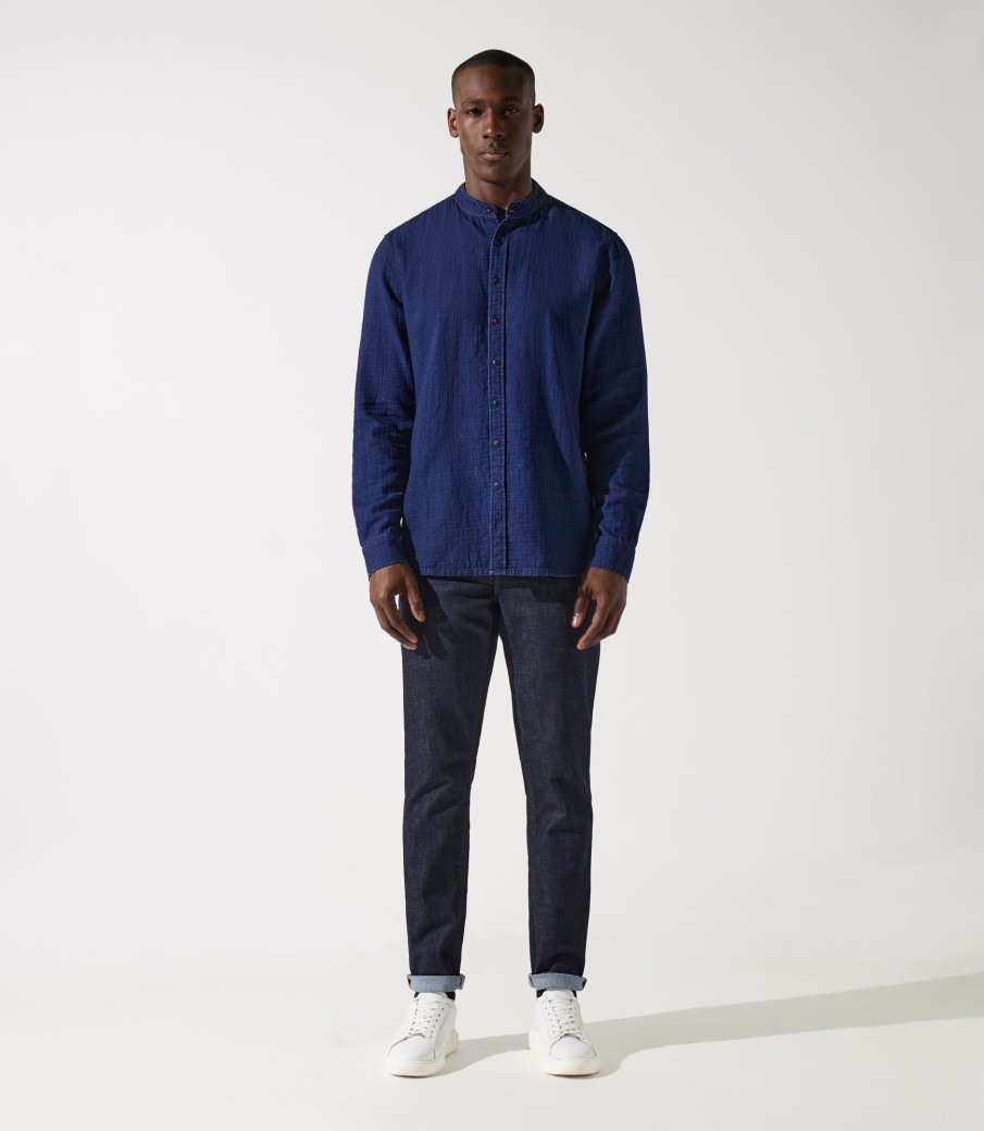 Vetements IZAC | Chemise décontractée bleue