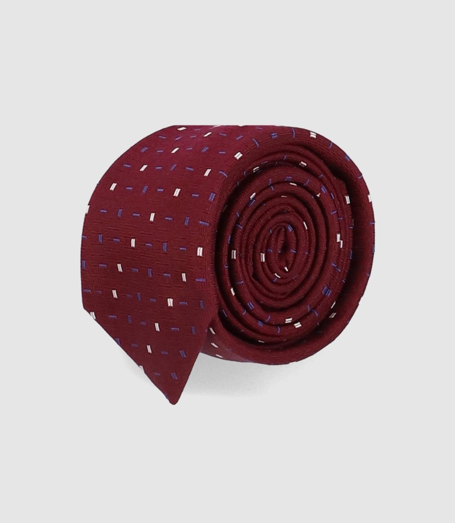 Accessoires IZAC | Cravates Bordeaux