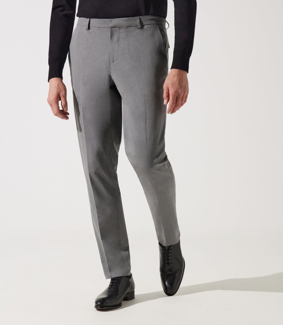 Vetements IZAC Pantalons Ville | Pantalon City Gris-Moyen