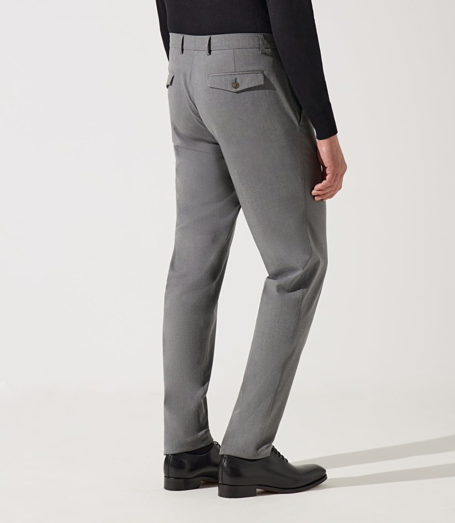 Vetements IZAC Pantalons Ville | Pantalon City Gris-Moyen