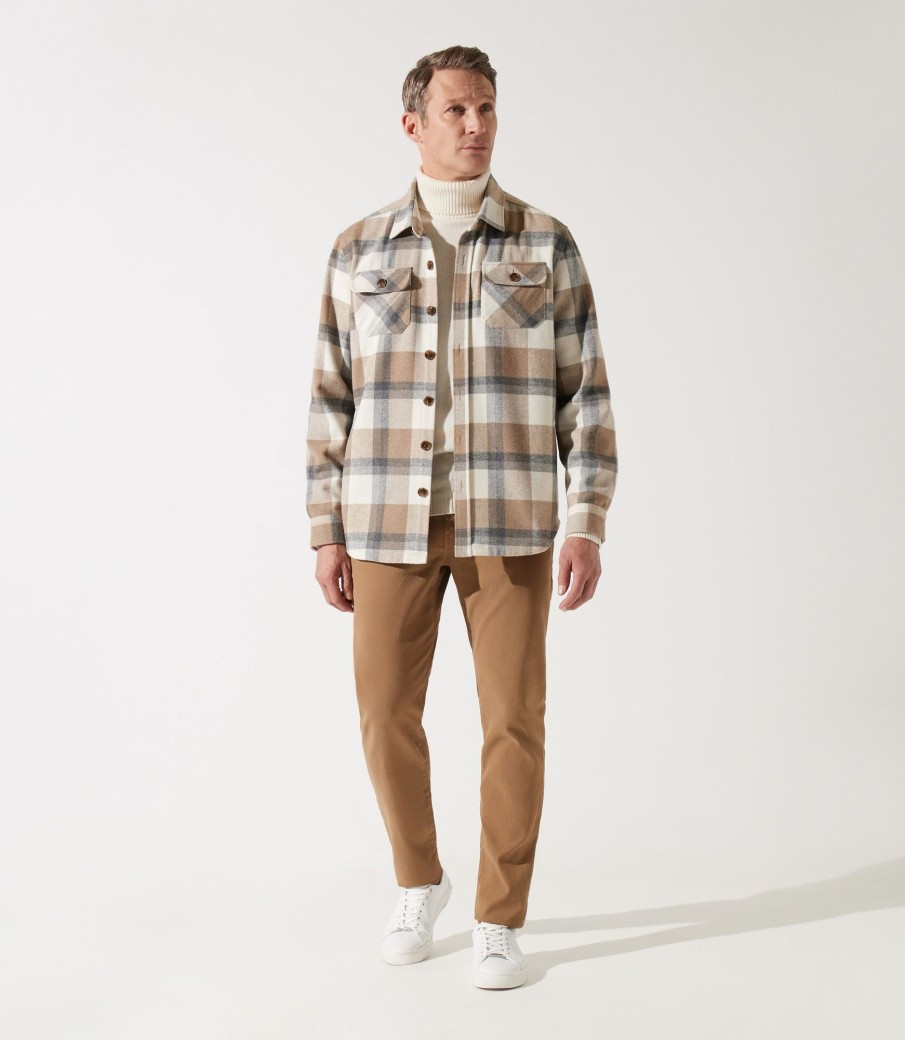 Vetements IZAC | Chemise Camel_Gris