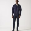 Vetements IZAC | Sweat Zippé Fantaisie Marine