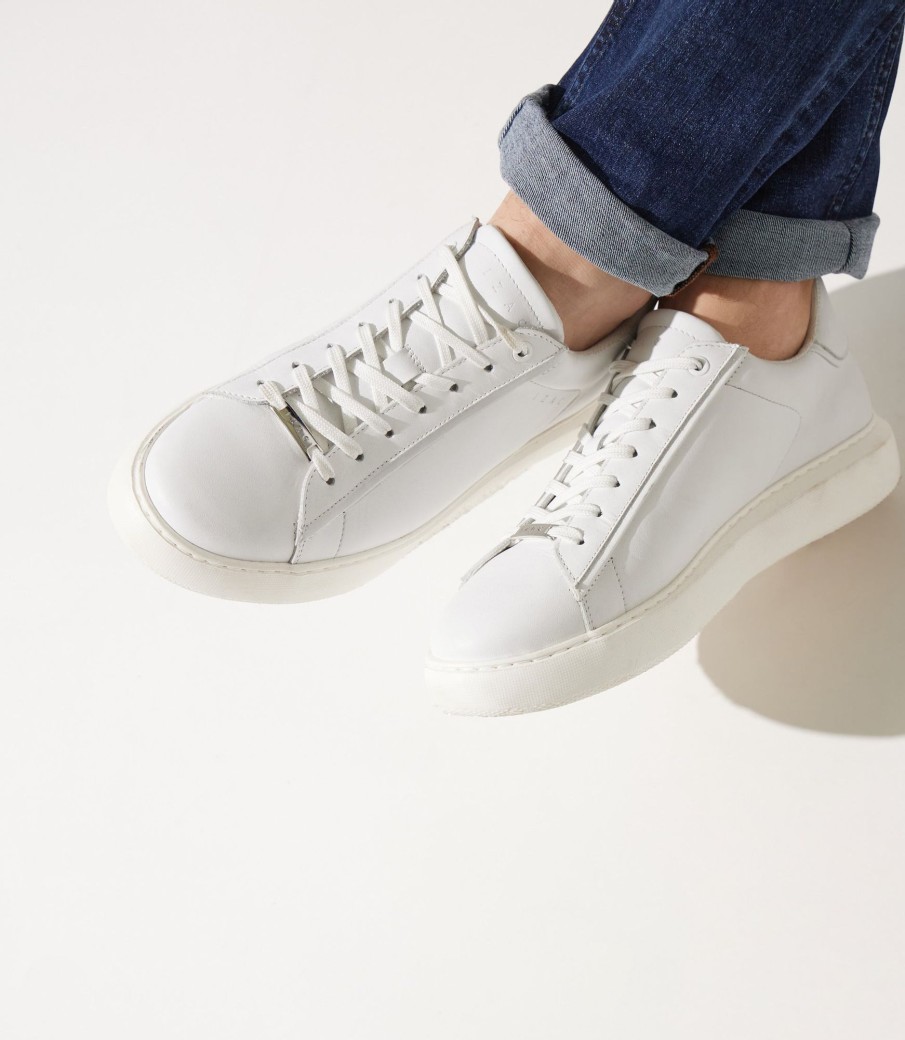 Chaussures IZAC | Baskets À Lacets Blanc