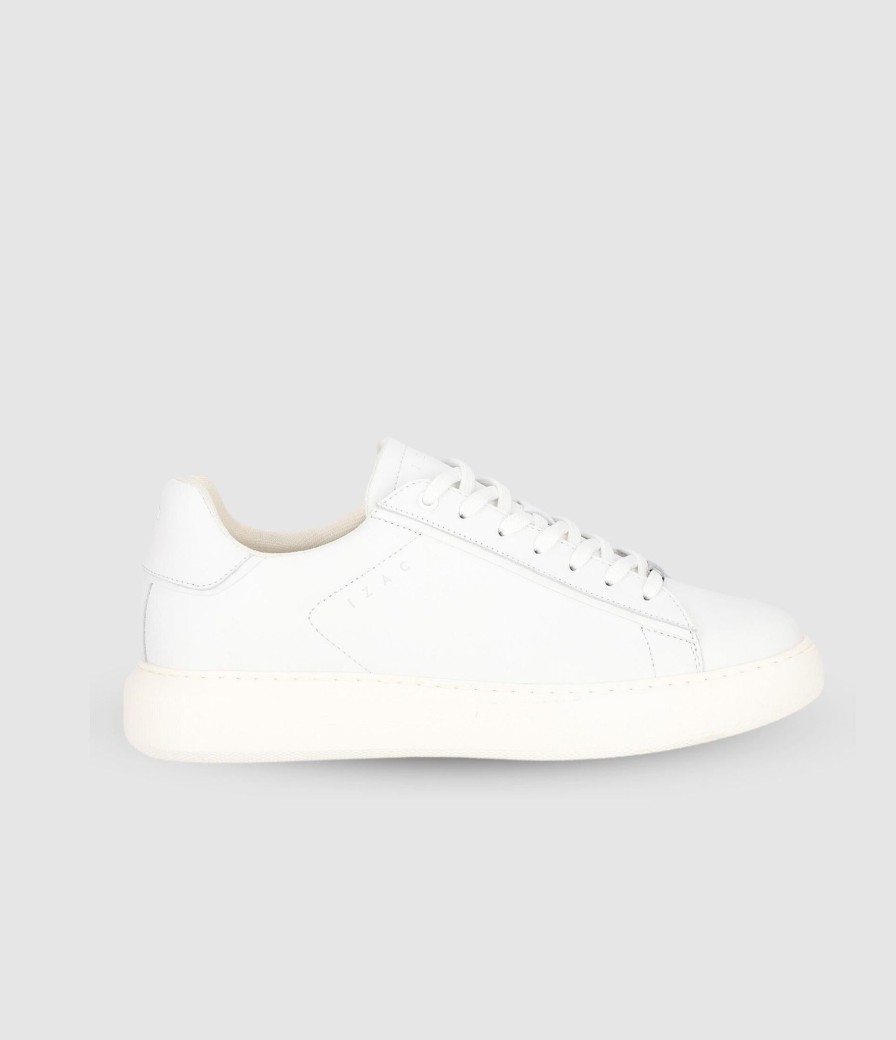 Chaussures IZAC | Baskets À Lacets Blanc