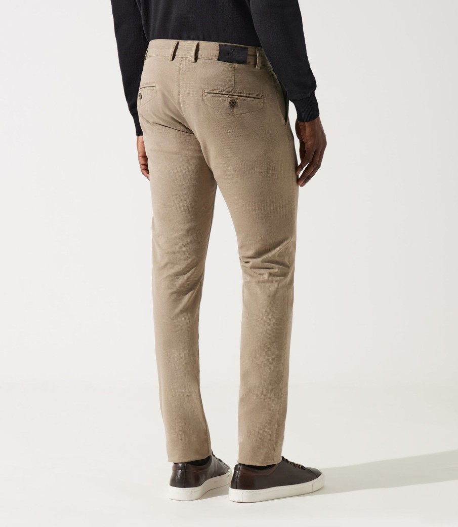 Vetements IZAC | Chino imprimé beige