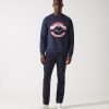 Vetements IZAC | Col Rond Fantaisie Marine