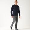 Vetements IZAC | Pull Col Rond Marine