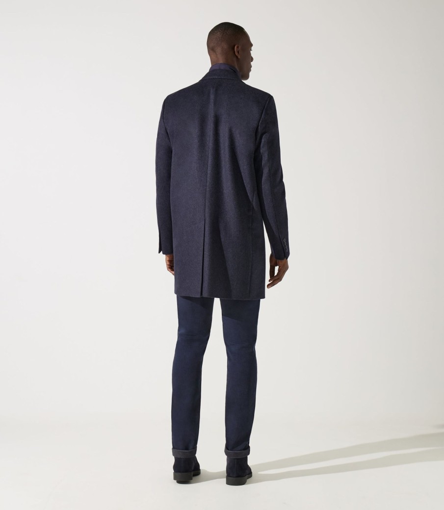 Vetements IZAC | Manteau City Doublé Polaire Bleu-Jean