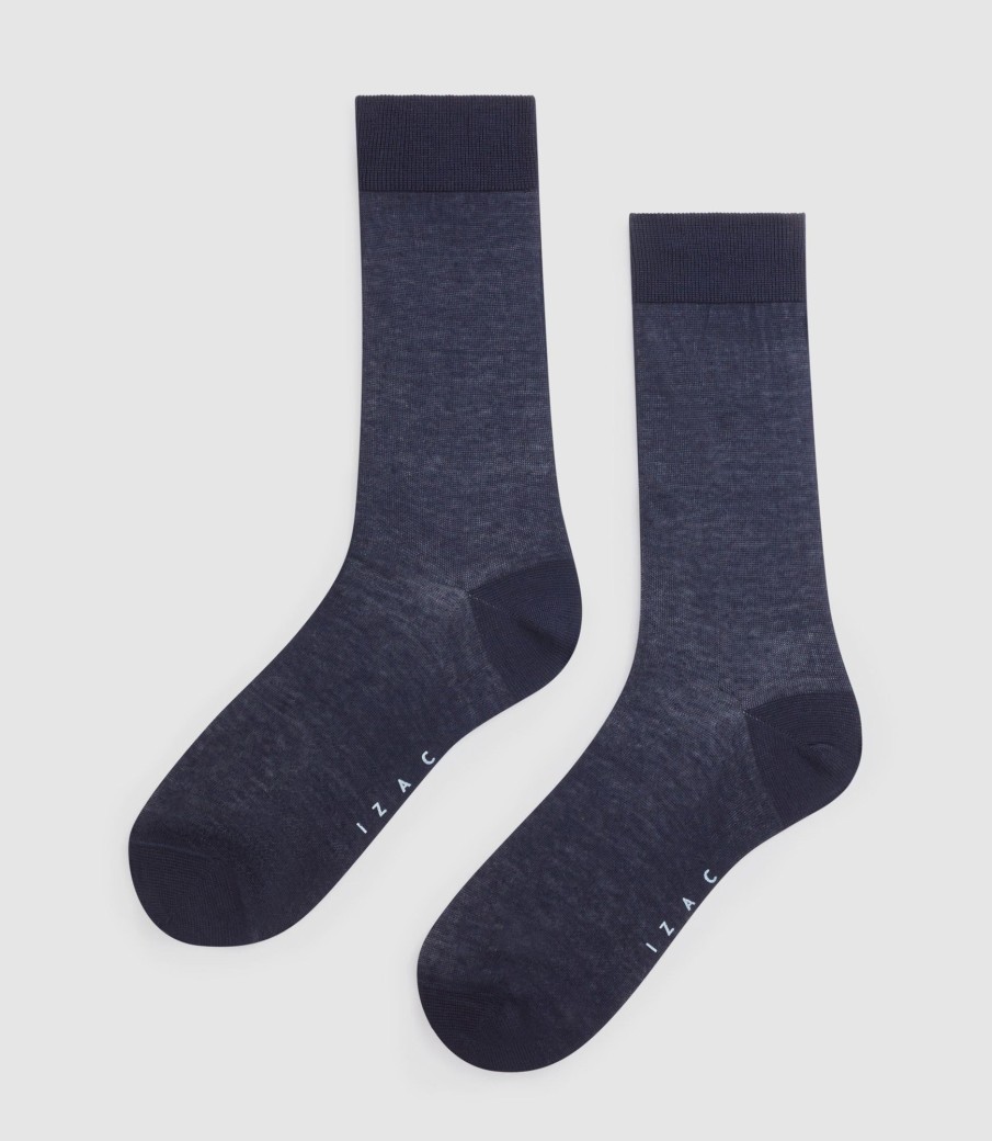 Accessoires IZAC | Chaussettes Tartan Marine