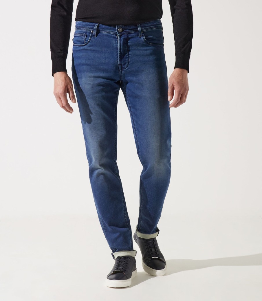 Vetements IZAC | Jean de jogging bleu-Moyen