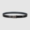 Accessoires IZAC | Ceinture Réversible 35Mm Black_Anthracite