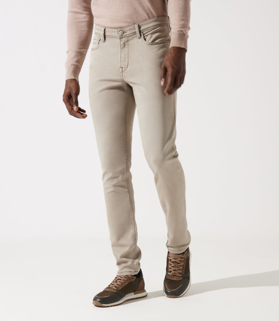 Vetements IZAC | Jean jogging beige