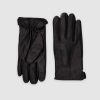 Accessoires IZAC | Gants en cuir noirs