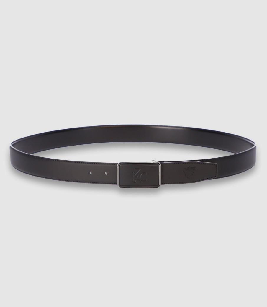 Accessoires IZAC | Ceinture Réversible 35Mm Noir-Matt_Noir