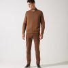 Vetements IZAC | Gilet Zippé Col Teddy Camel